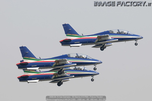2009-04-15 San Damiano - 50 Stormo 413 PAN - Frecce Tricolori